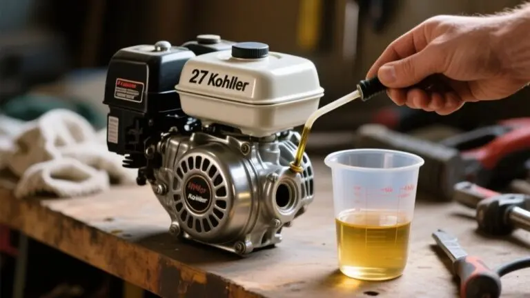 27 hp kohler oil capacity