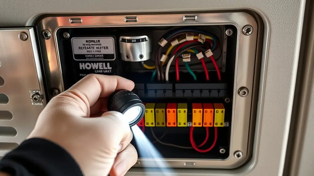 access kohler fuse compartment