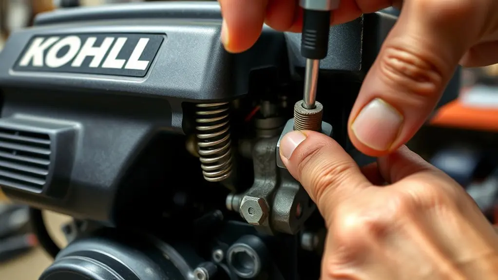 adjust governor for rpm