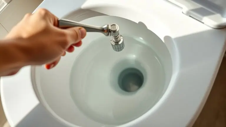 adjusting toilet water level