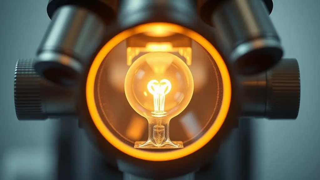 align filament for even illumination