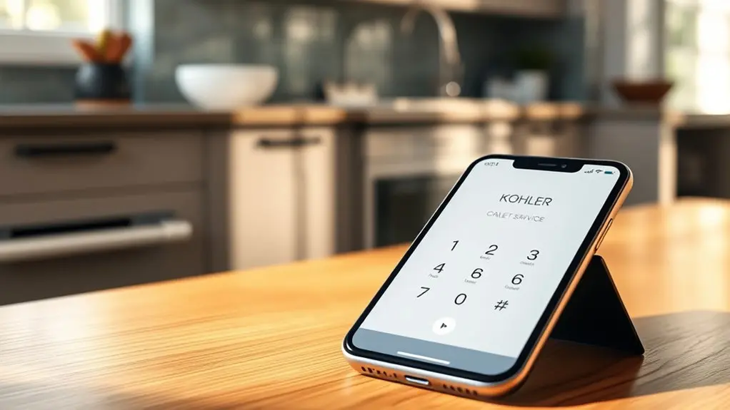 call kohler customer support