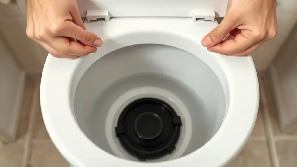 careful tank lid removal