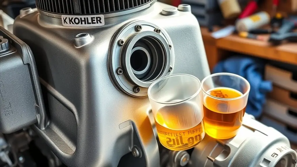 change oil and filter properly