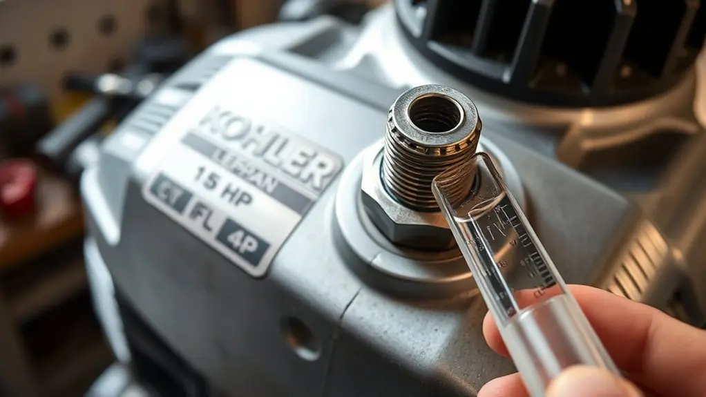 check oil level regularly