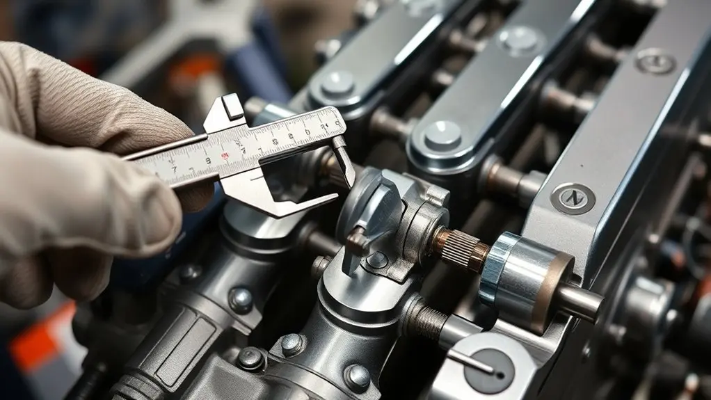 check valve clearance accurately
