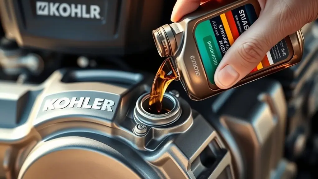 choose kohler specific oil carefully