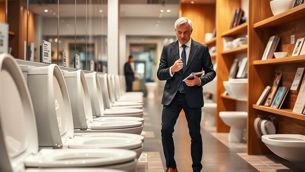 choose reliable toilet retailers