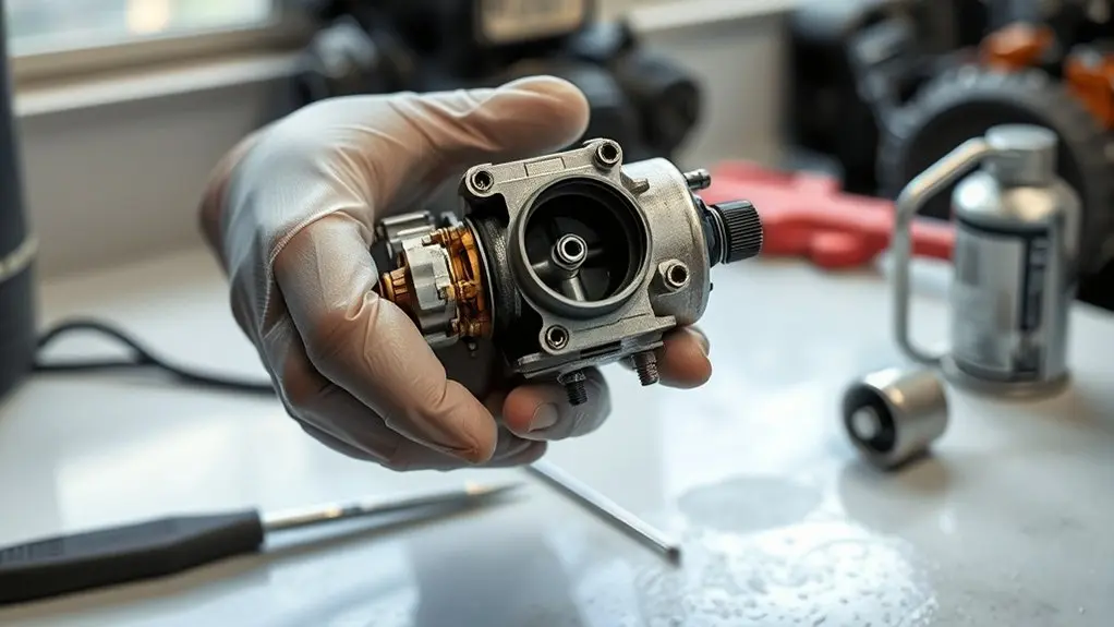clean carburetor jets effectively