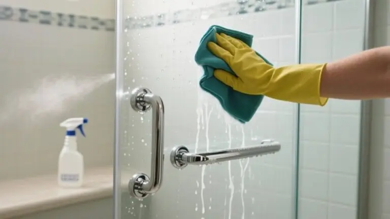 clean kohler shower doors