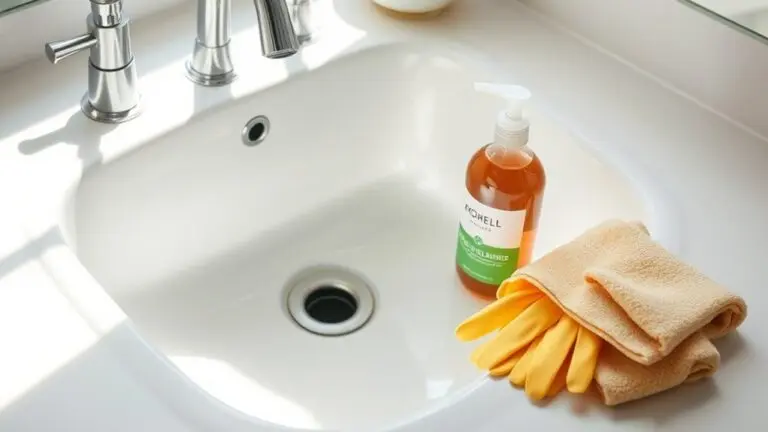 cleaning kohler porcelain sink