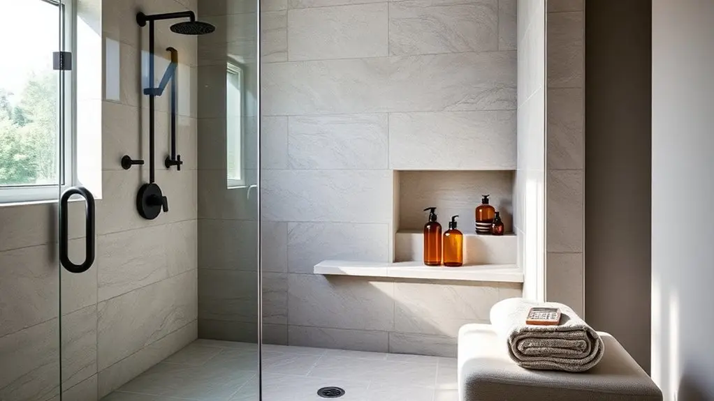 cost factors for showers
