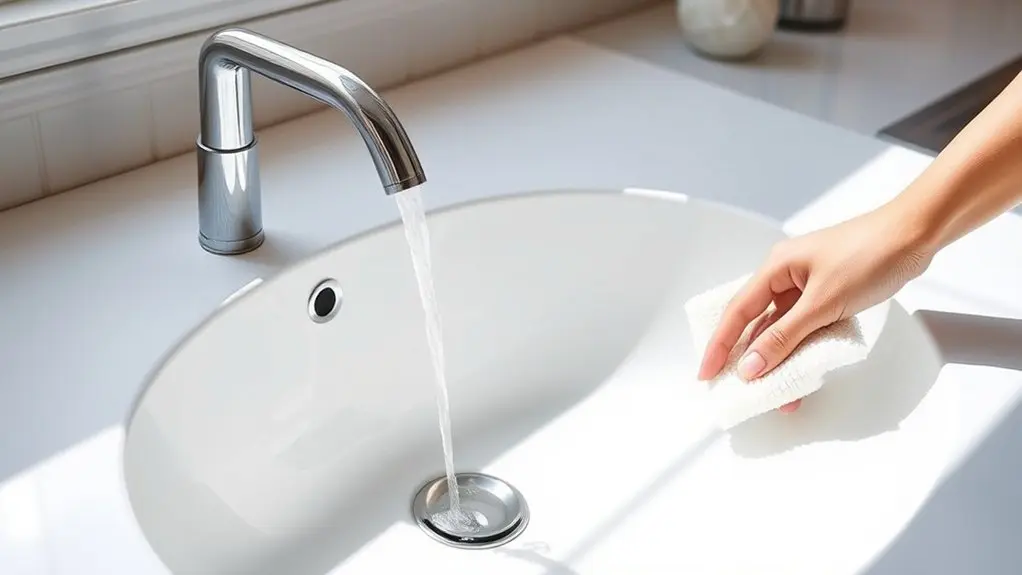daily sink cleaning routine