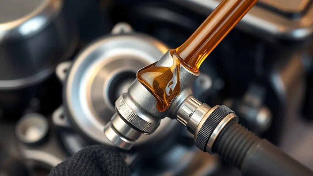 dipstick over full causes