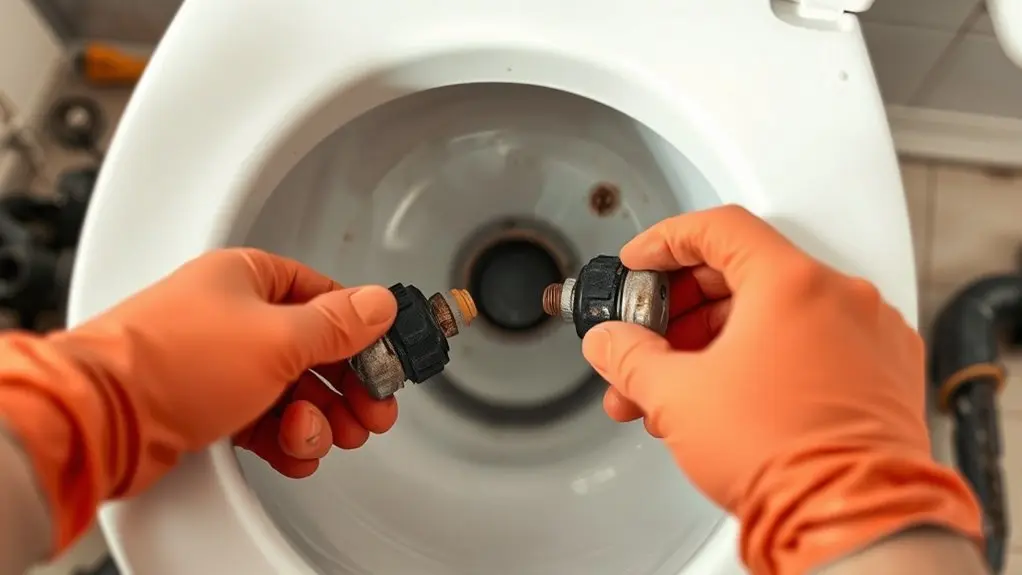 drain disconnect remove replace
