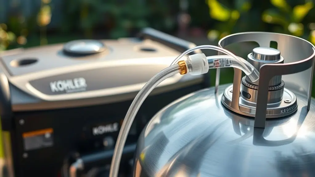 efficient propane generator operation