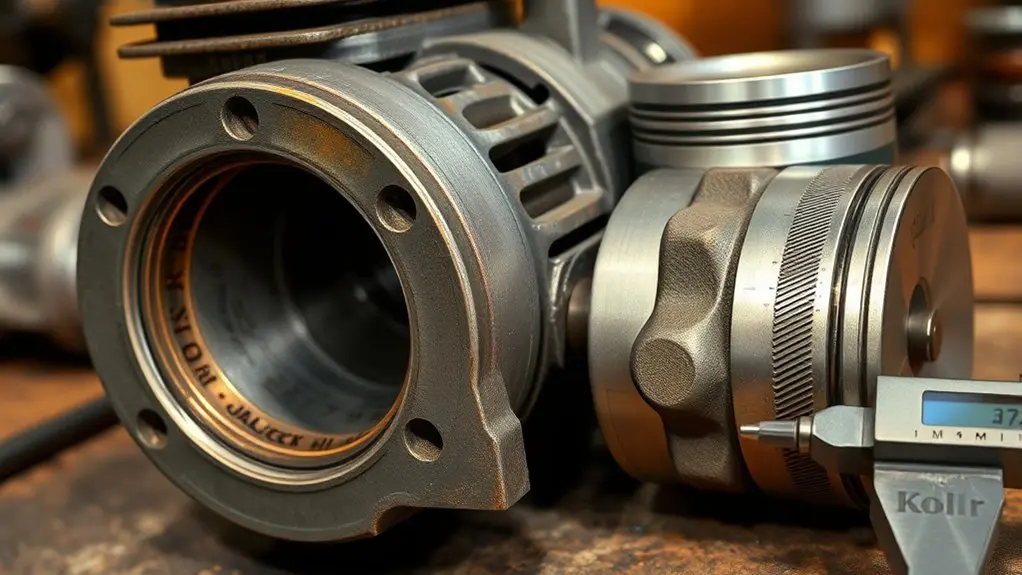 engine wear measurement process