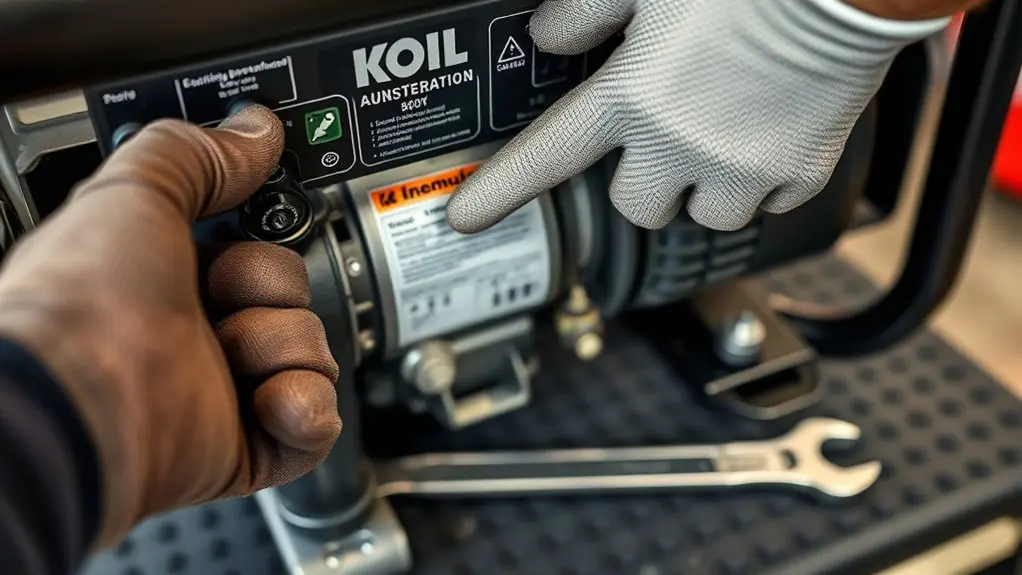 generator inspection before restart