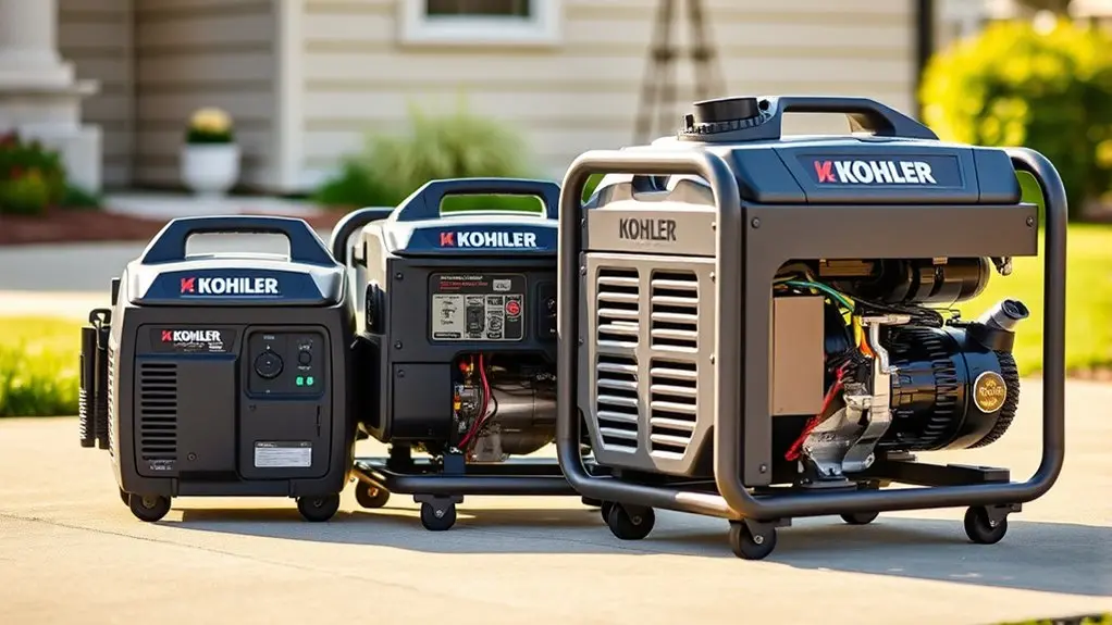 generator sizes for home power