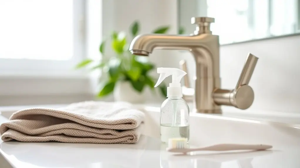 gentle cleaning for faucets