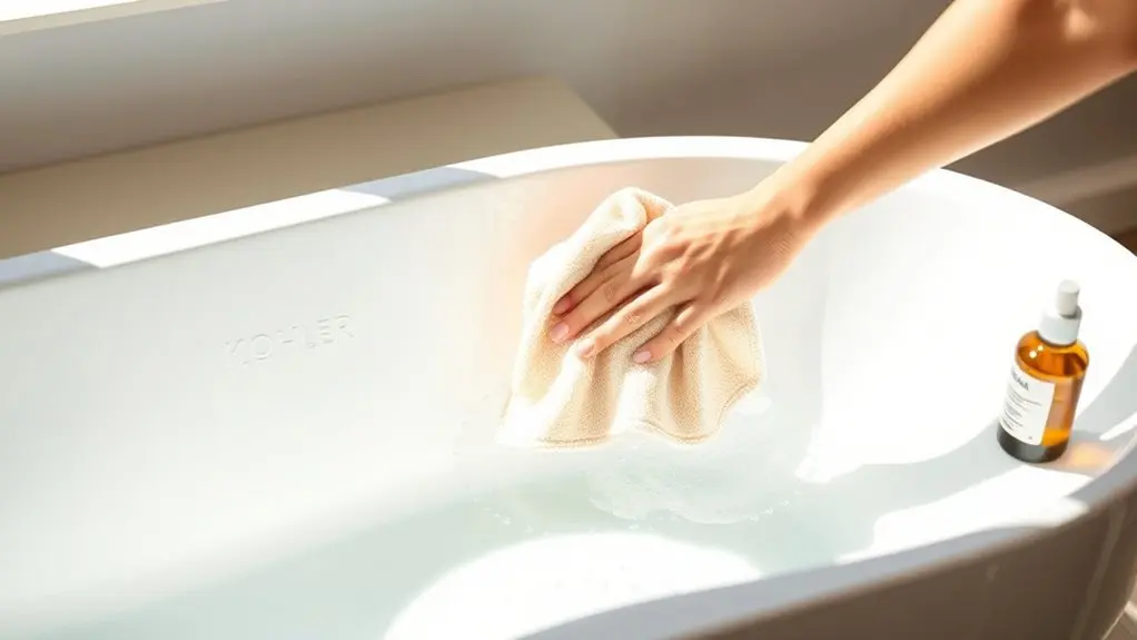 gentle cleaning preserves finish