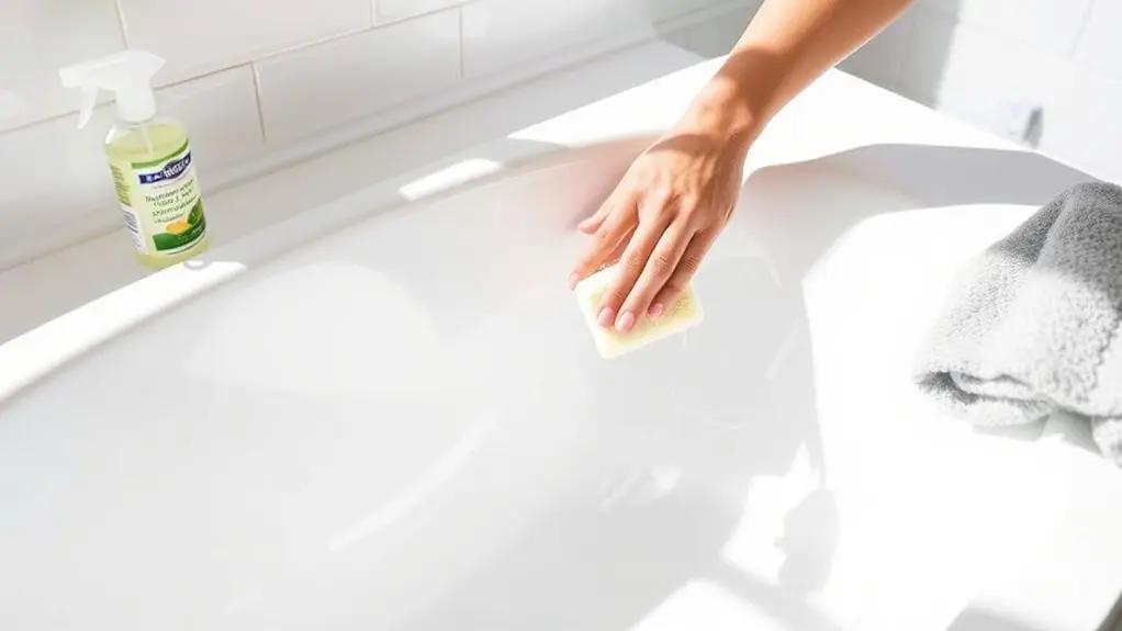 gentle cleaning prevents stains