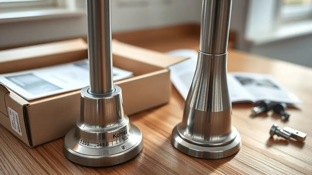 identify kohler faucet model