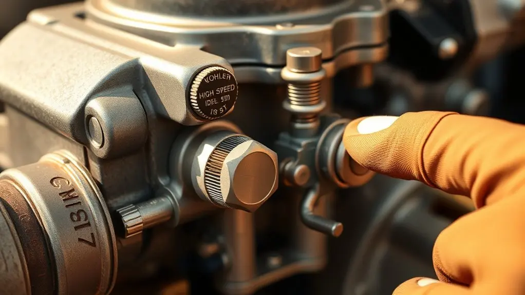How To Adjust Carburetor On Kohler 7000 Series – Pro Tips 2 identifying carburetor adjustment screws