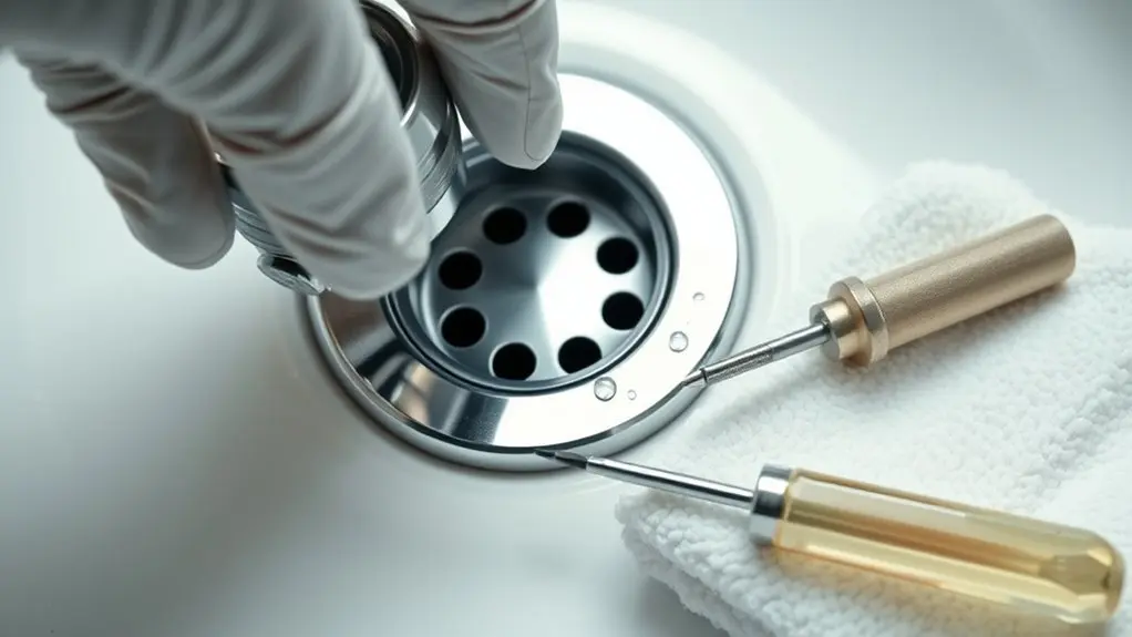 inspect drain before replacement