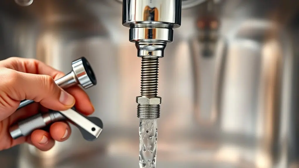inspect for leaks diligently