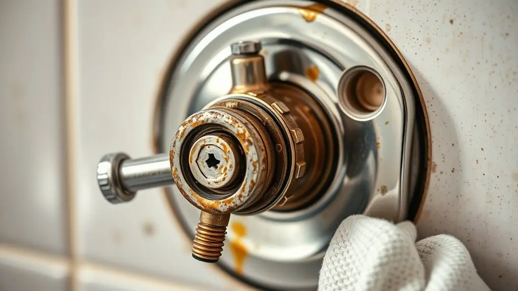 inspect valve for damage