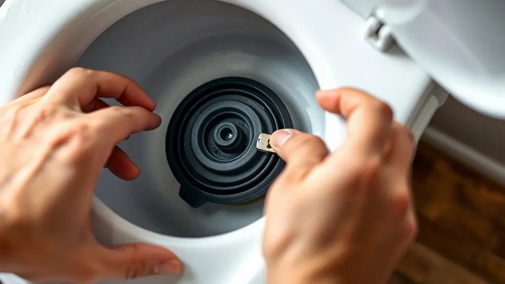 install kohler flapper seal