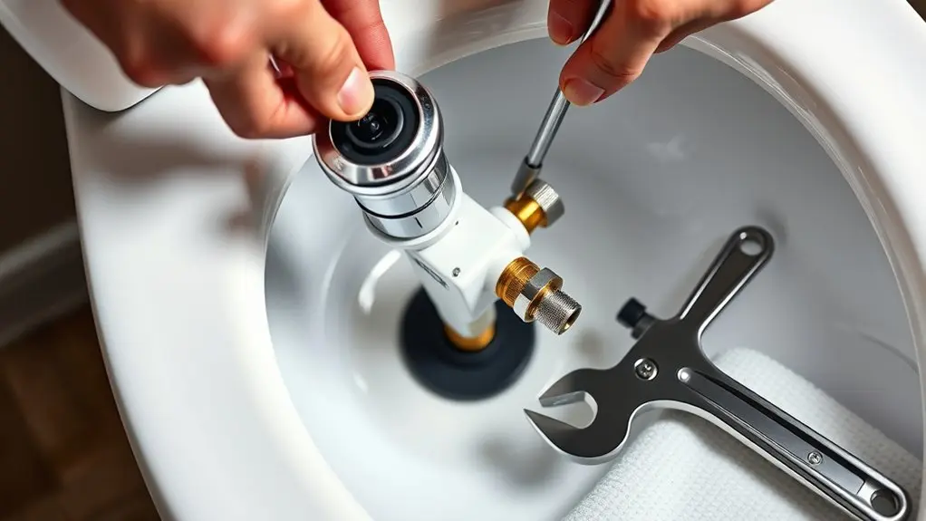 install kohler flush valve