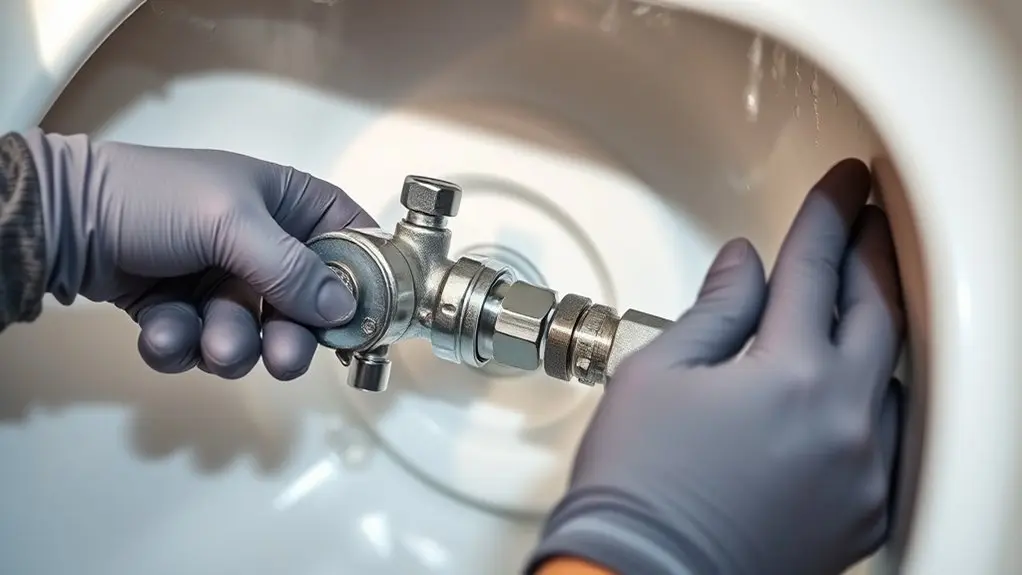 install new flush valve