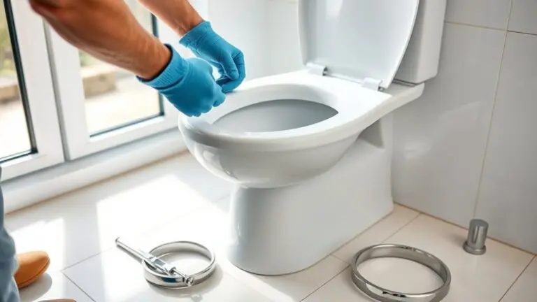 installing kohler toilet steps