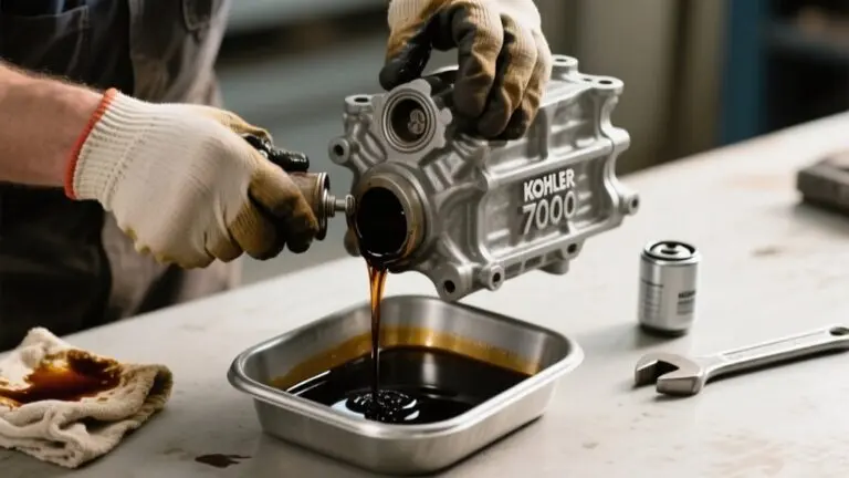 kohler 7000 oil change