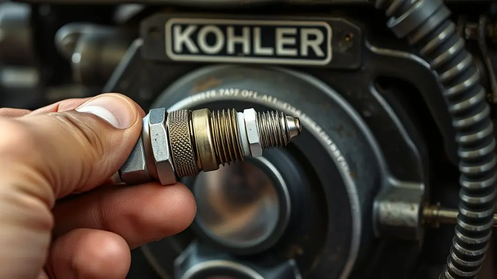 kohler 7000 spark plug installation