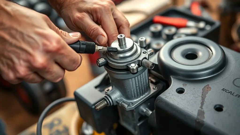 kohler carburetor adjustment signs
