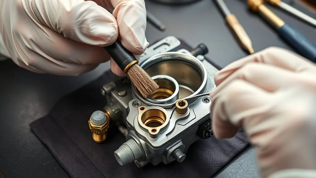 kohler carburetor jet cleaning