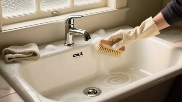kohler cast iron cleaning guide