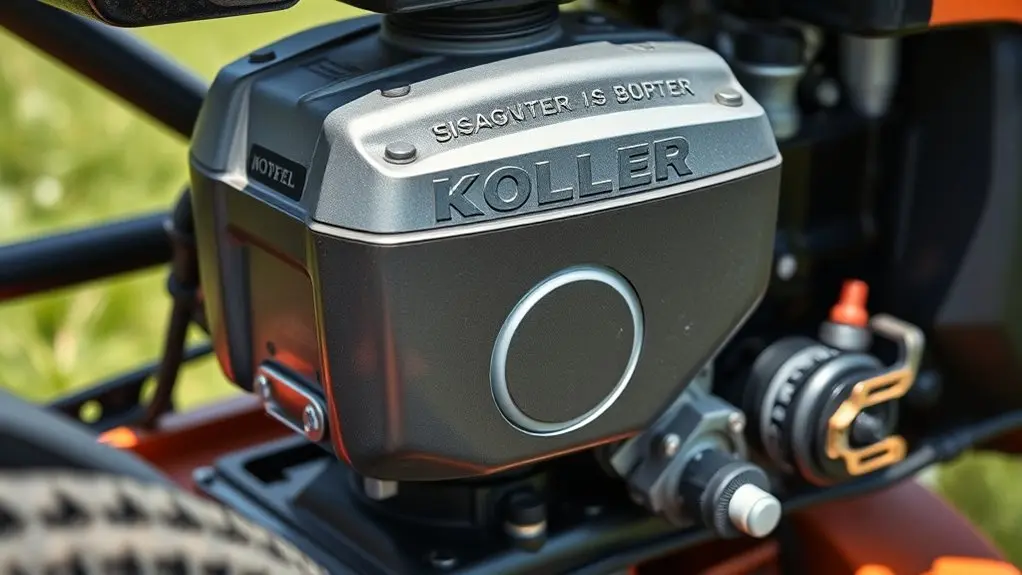 kohler engine model identification