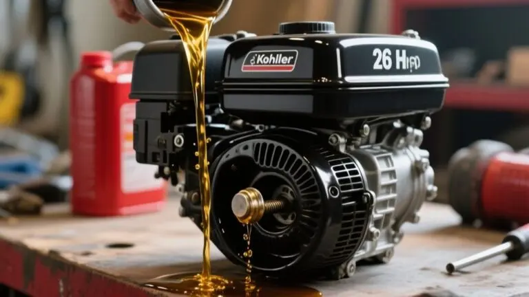 kohler engine oil capacity