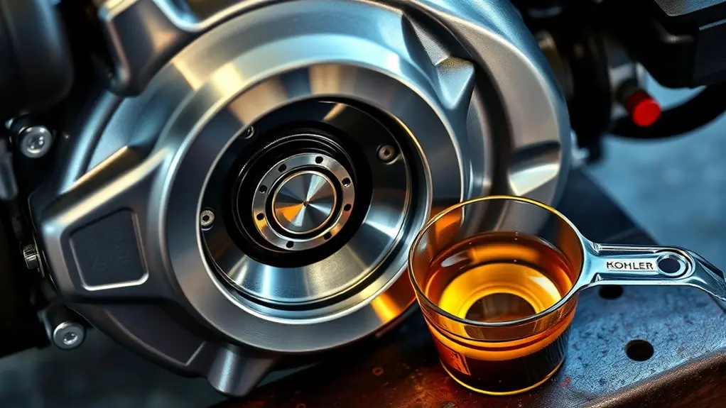 kohler engine oil capacity