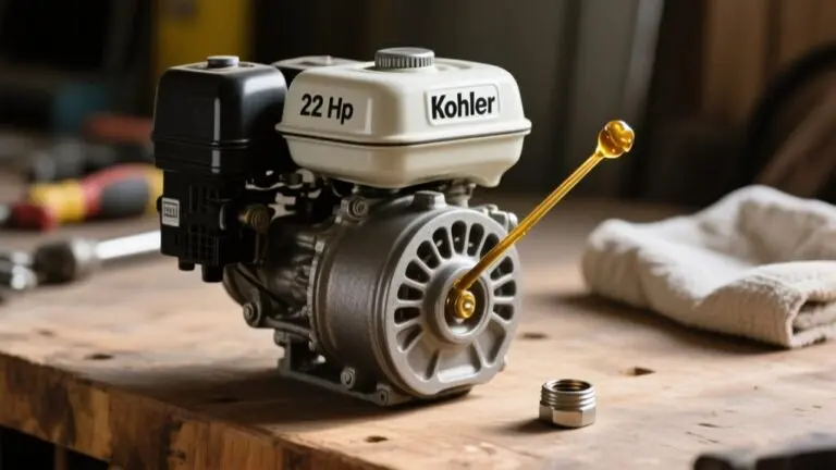 kohler engine oil capacity