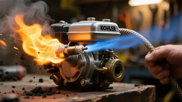 kohler engine starting issue