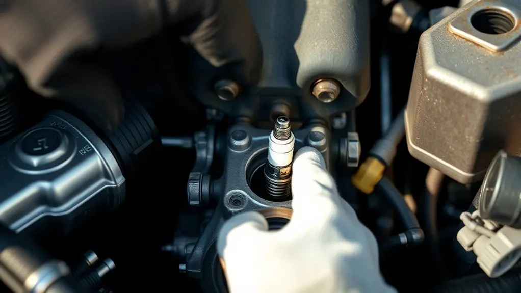 kohler engines spark plug locations
