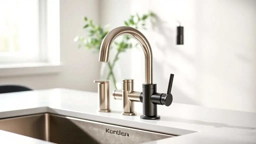 kohler faucet styles and finishes