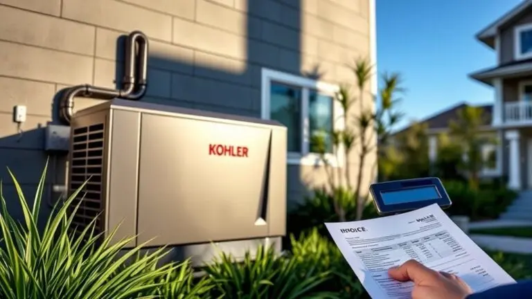 kohler generator price guide