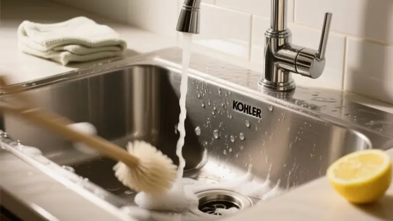 kohler sink cleaning instructions