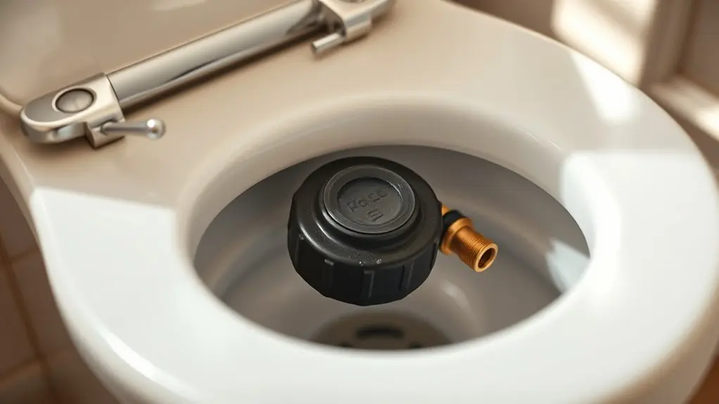 kohler toilet flapper guide